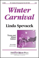Winter Carnival Three-Part Mixed choral sheet music cover
